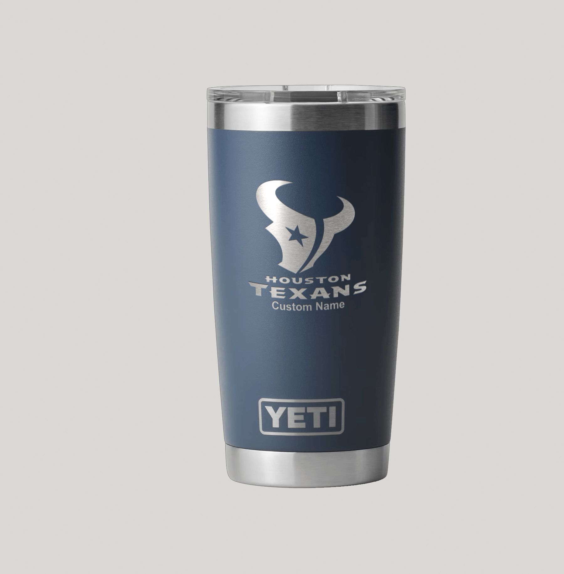 Personalized Houston Texans Yeti 20 oz Rambler Tumbler - Image 3