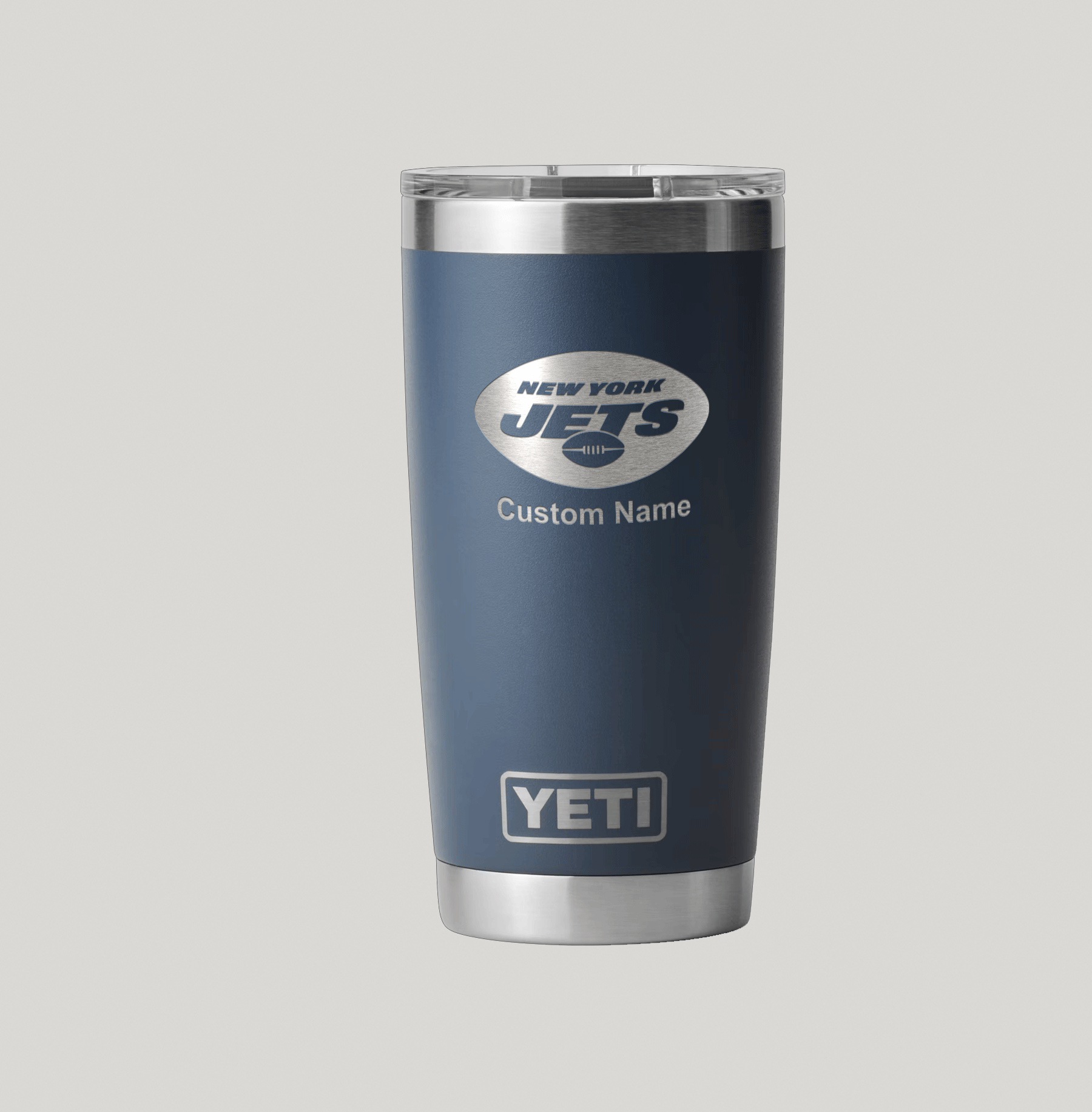 Personalized New York Jets Yeti 20 oz Rambler Tumbler - Image 4