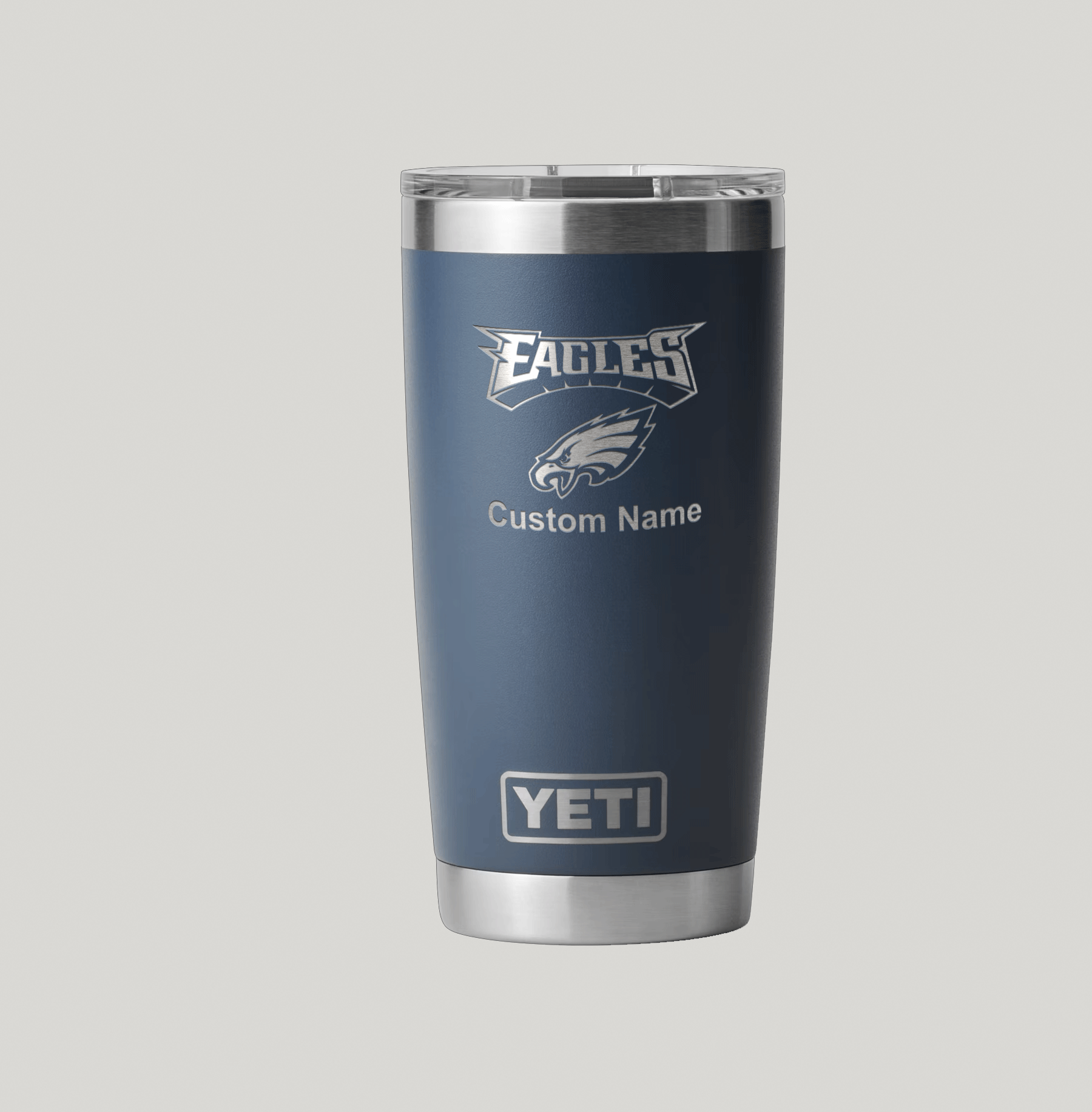 Personalized Philadelphia Eagles Yeti 20 oz Rambler Tumbler - Image 3