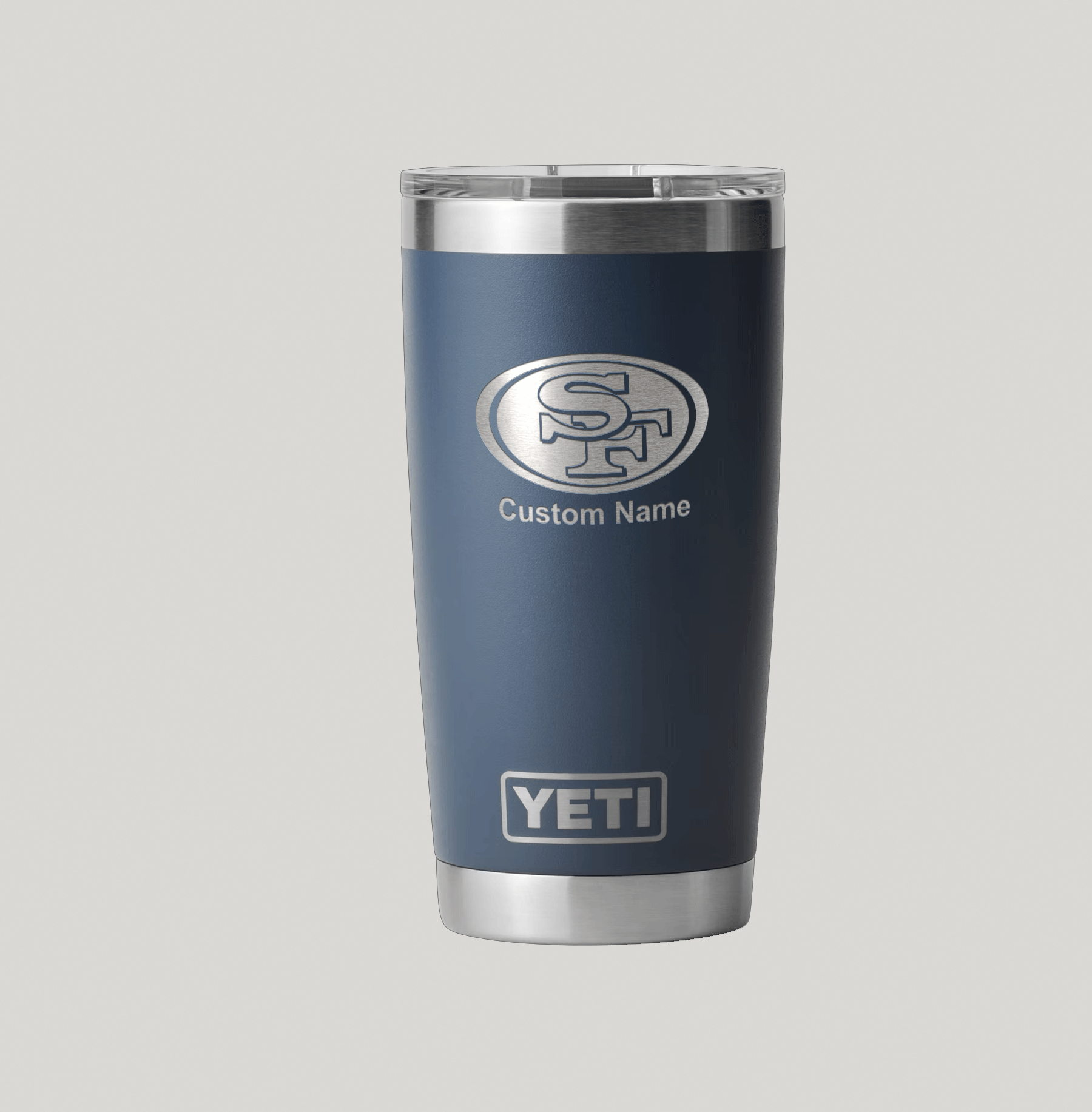 Personalized San Francisco 49ers Yeti 20 oz Rambler Tumbler - Image 4