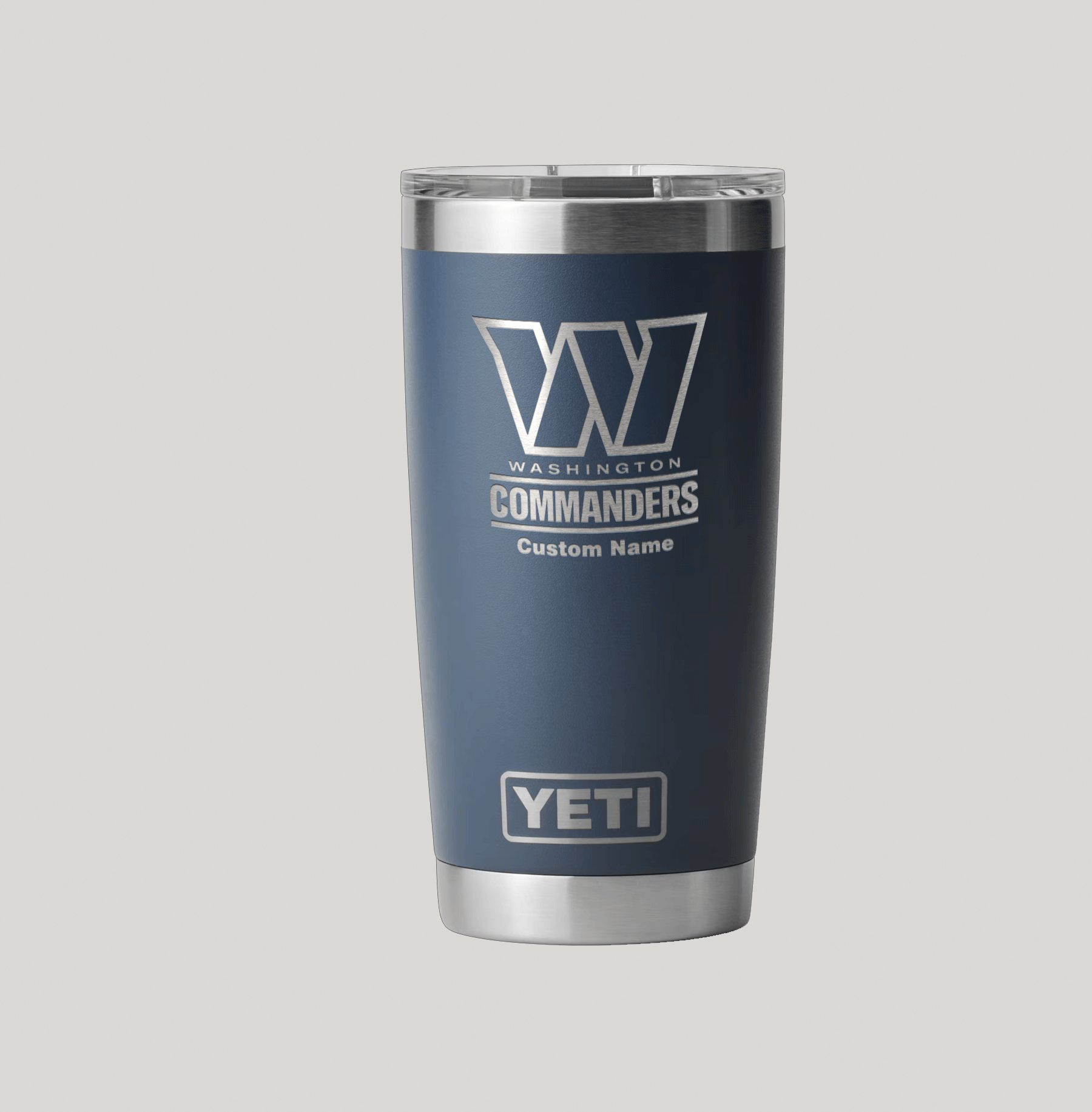 Personalized Washington Commanders Yeti 20 oz Rambler Tumbler - Image 3
