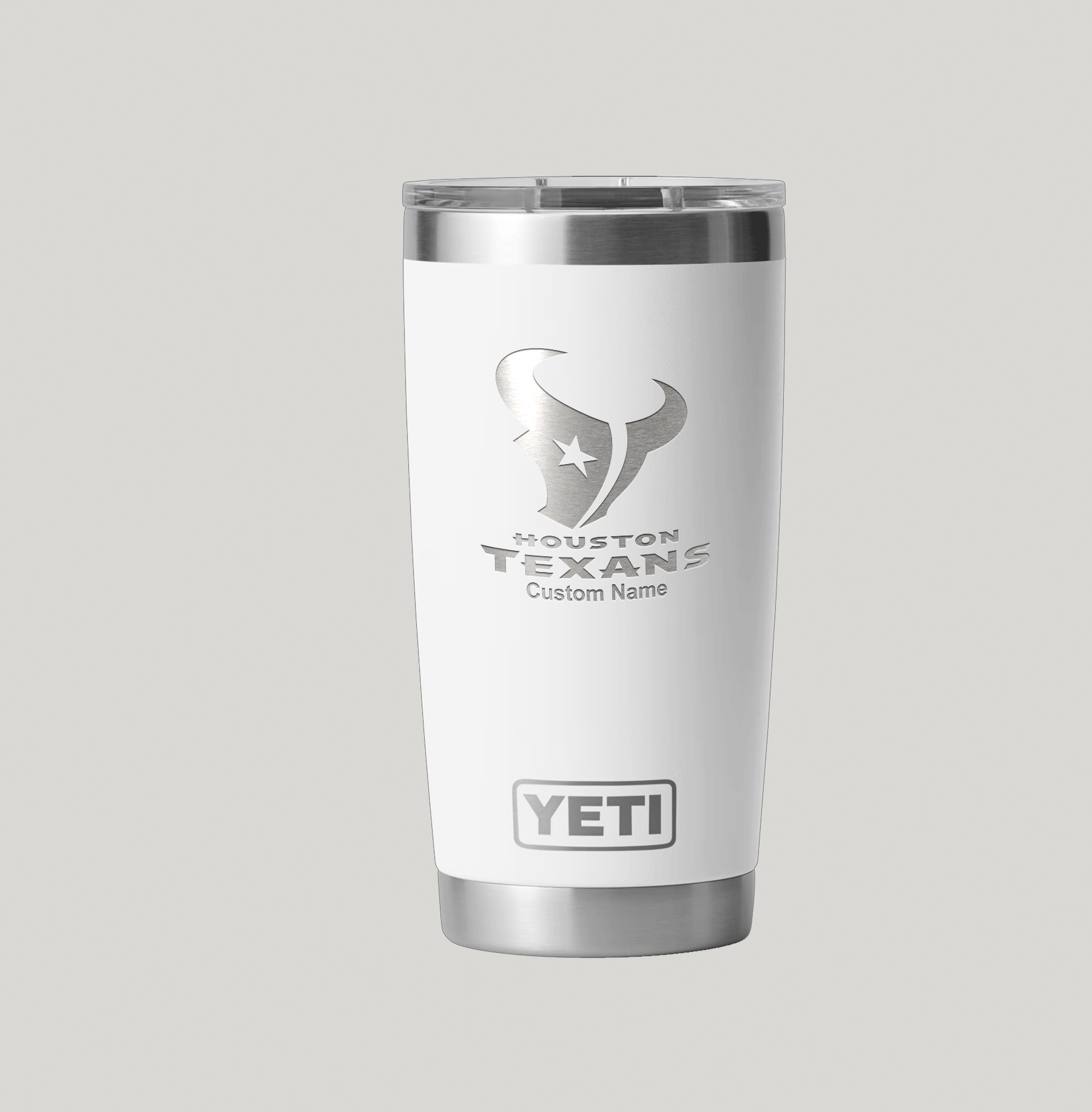 Personalized Houston Texans Yeti 20 oz Rambler Tumbler - Image 4