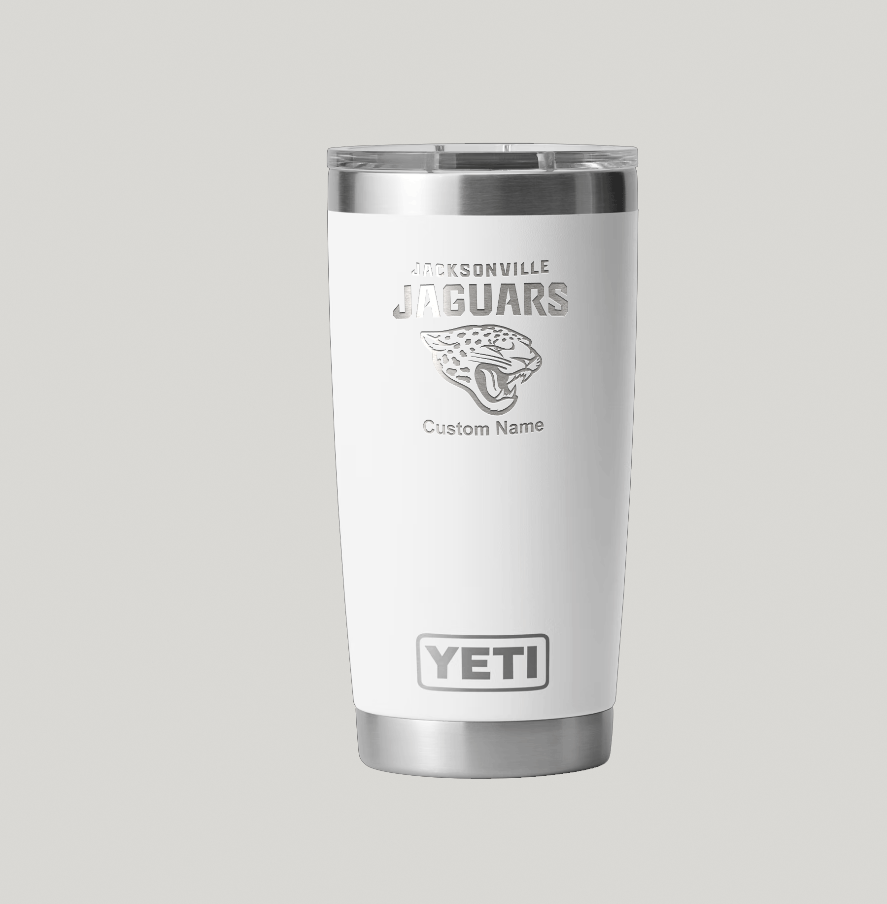 Personalized Jacksonville Jaguars Yeti 20 oz Rambler Tumbler - Image 4