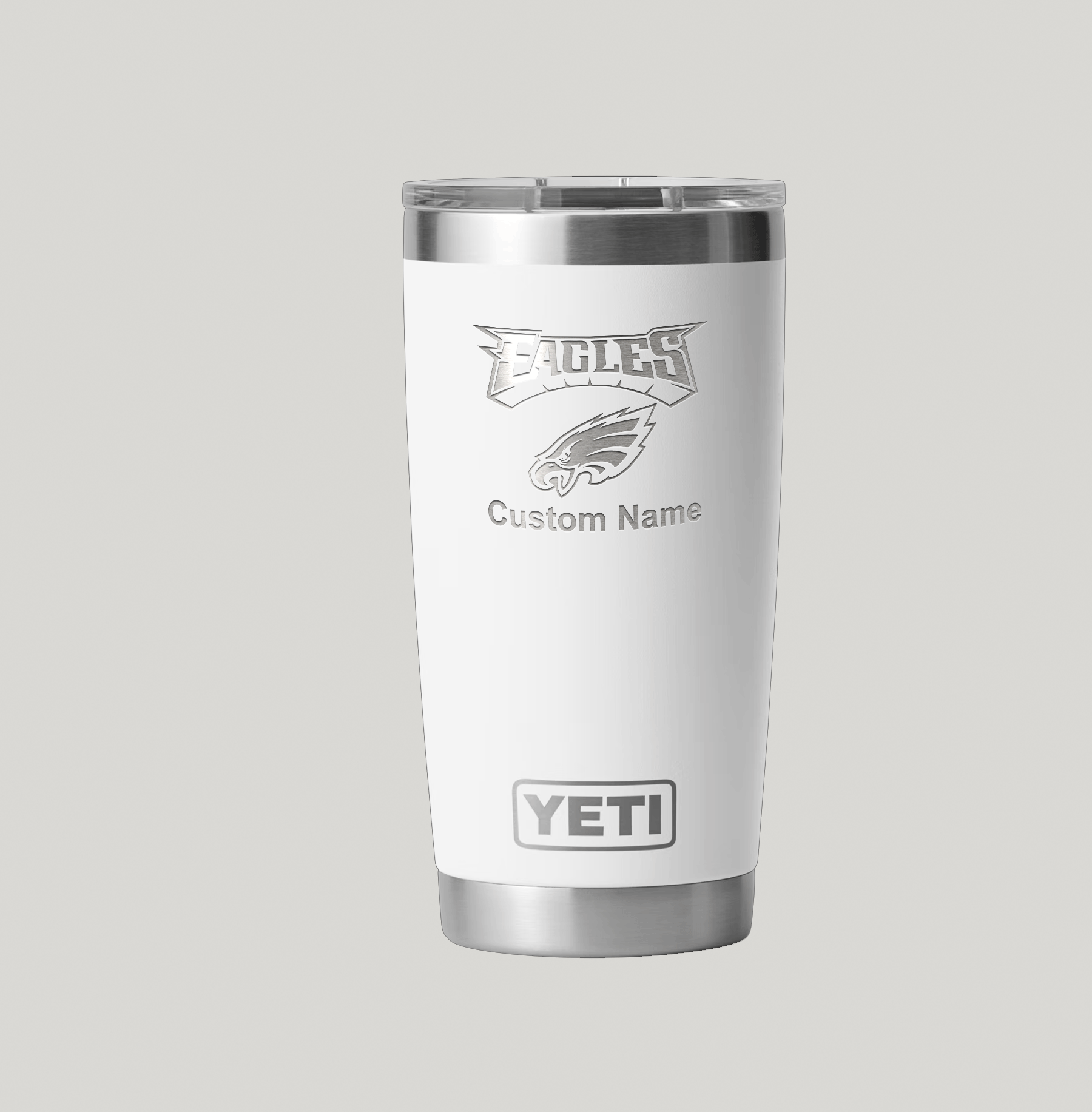 Personalized Philadelphia Eagles Yeti 20 oz Rambler Tumbler - Image 4