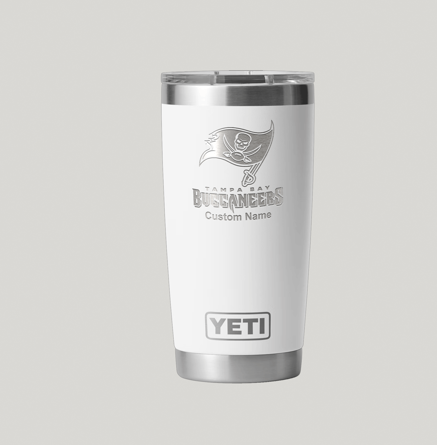 Personalized Tampa Bay Buccaneers Yeti 20 oz Rambler Tumbler - Image 4