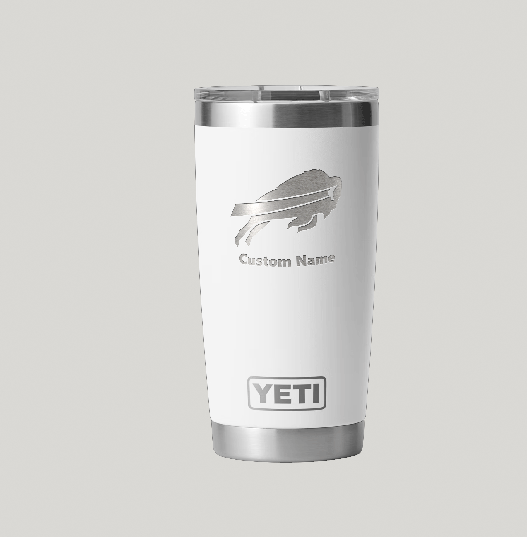 Personalized Buffalo Bills Yeti 20 oz Rambler Tumbler - Image 4