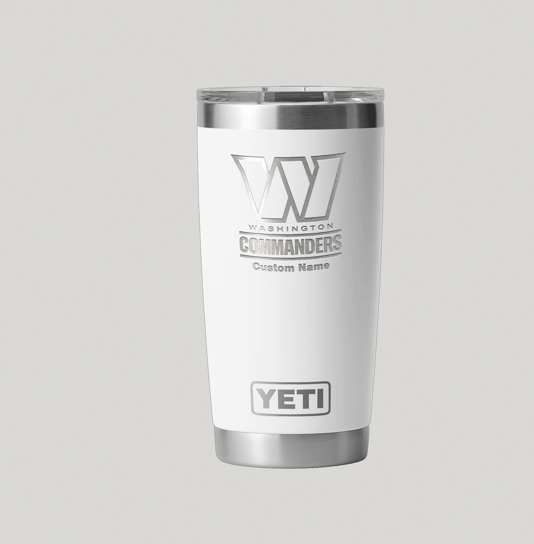 Personalized Washington Commanders Yeti 20 oz Rambler Tumbler - Image 4