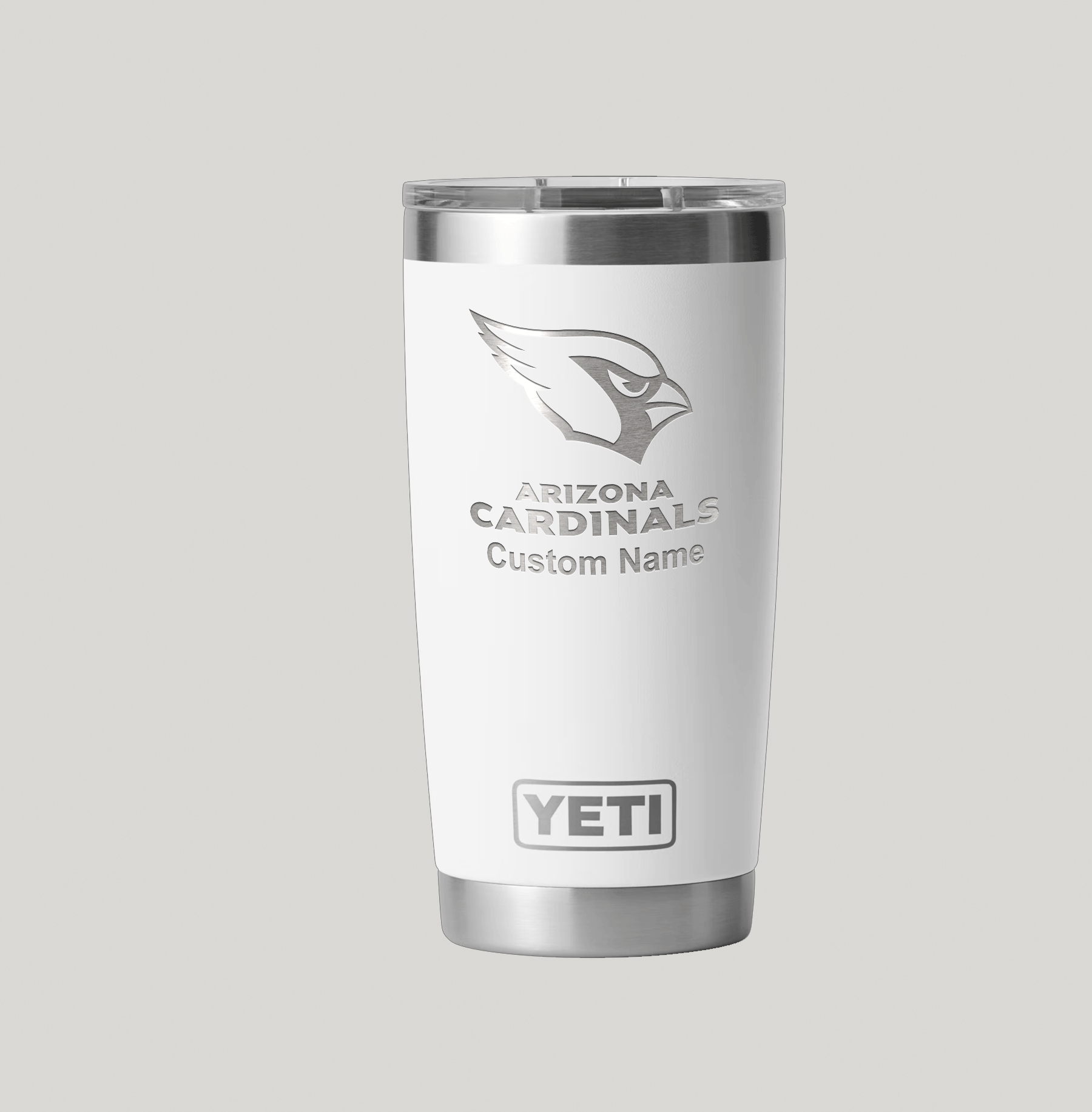 Personalized Arizona Cardinals Yeti 20 oz Rambler Tumbler - Image 4