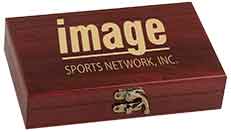 Rosewood Finish Card and Dice Set - Image 2