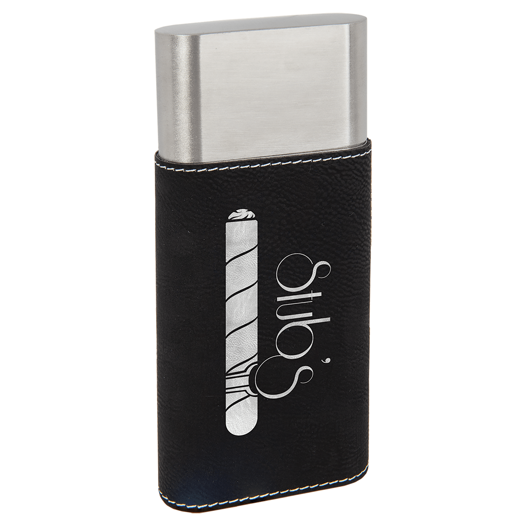 Leatherette Cigar Case with Cutter (Multiple Color Options) - Image 7