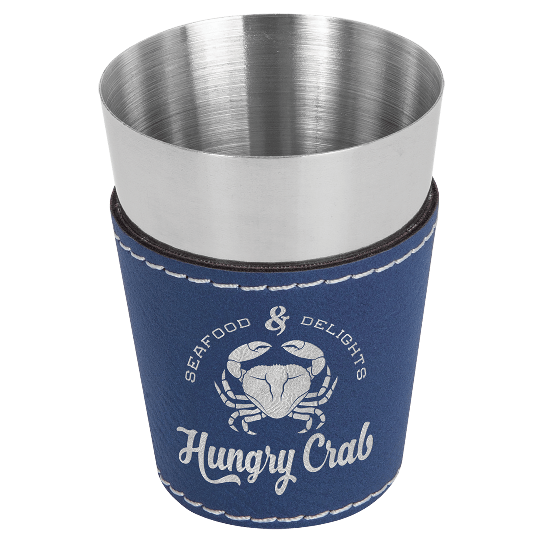 Laserable Leatherette & Stainless Steel Shot Glass (Multiple Color Options) - Image 5