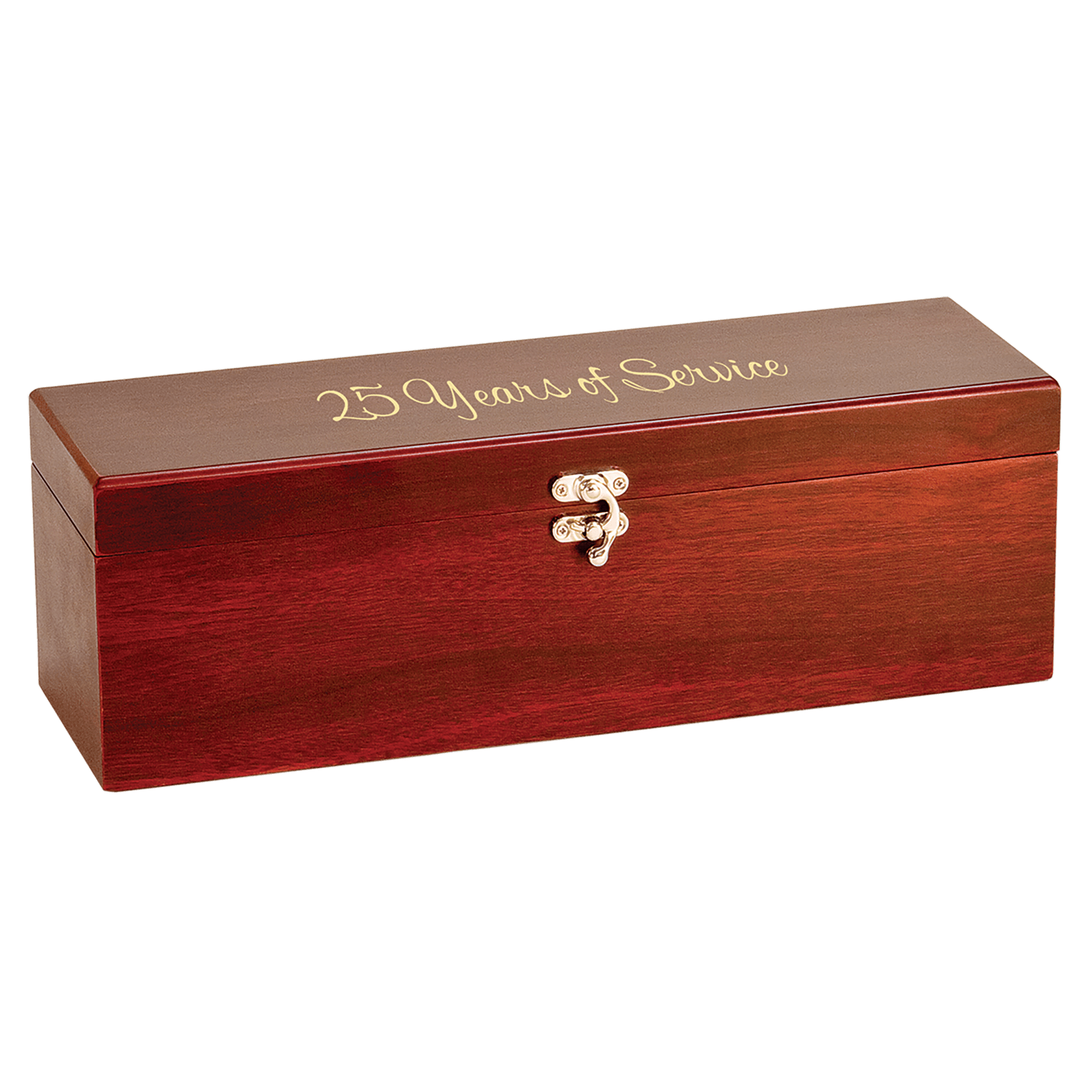 Rosewood Finish Single Wine Box with Tools & Black Lining - Image 2