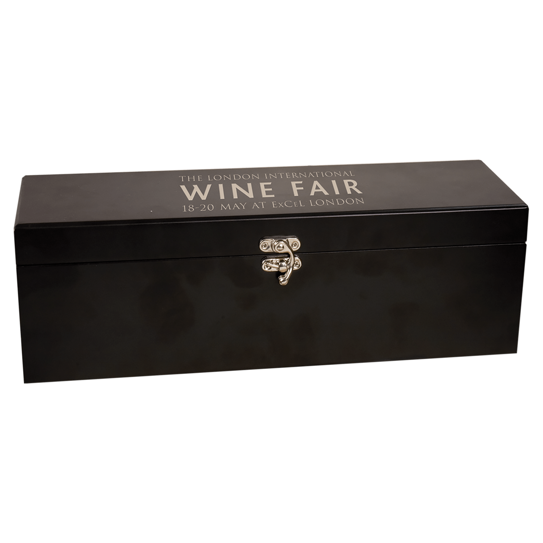 Matte Black Finish Single Wine Box with Tools - Image 2