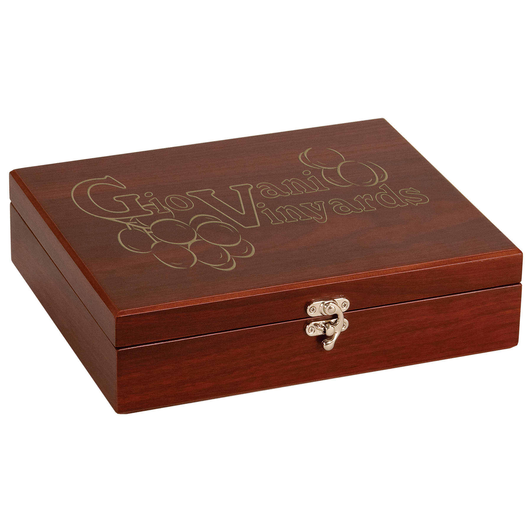 Rosewood Finish 5-Piece Wine Tool Gift Set - Image 2