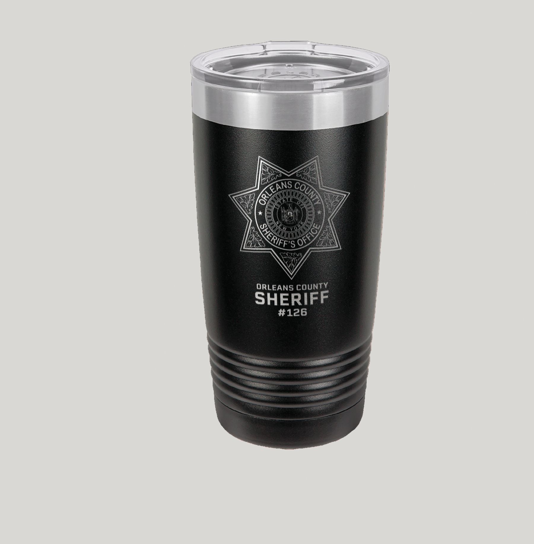 Orleans County Sheriff's Polar Camel 20 oz Rambler Tumbler - Image 5