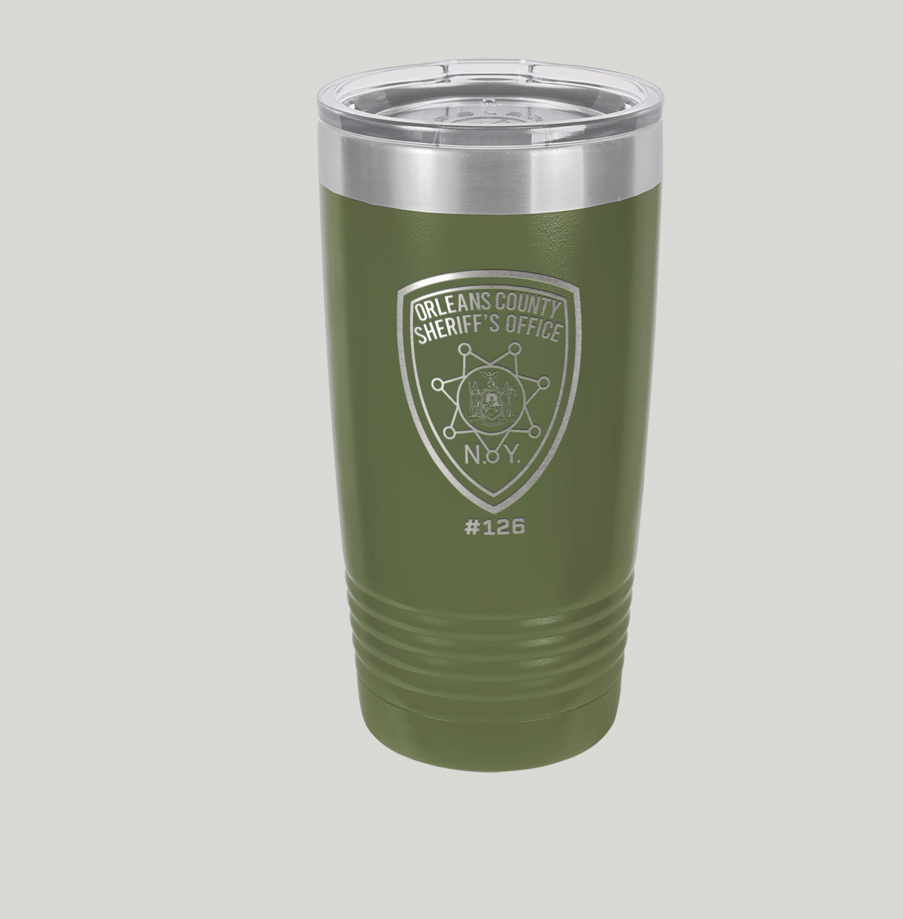 Orleans County Sheriff's Polar Camel 20 oz Rambler Tumbler