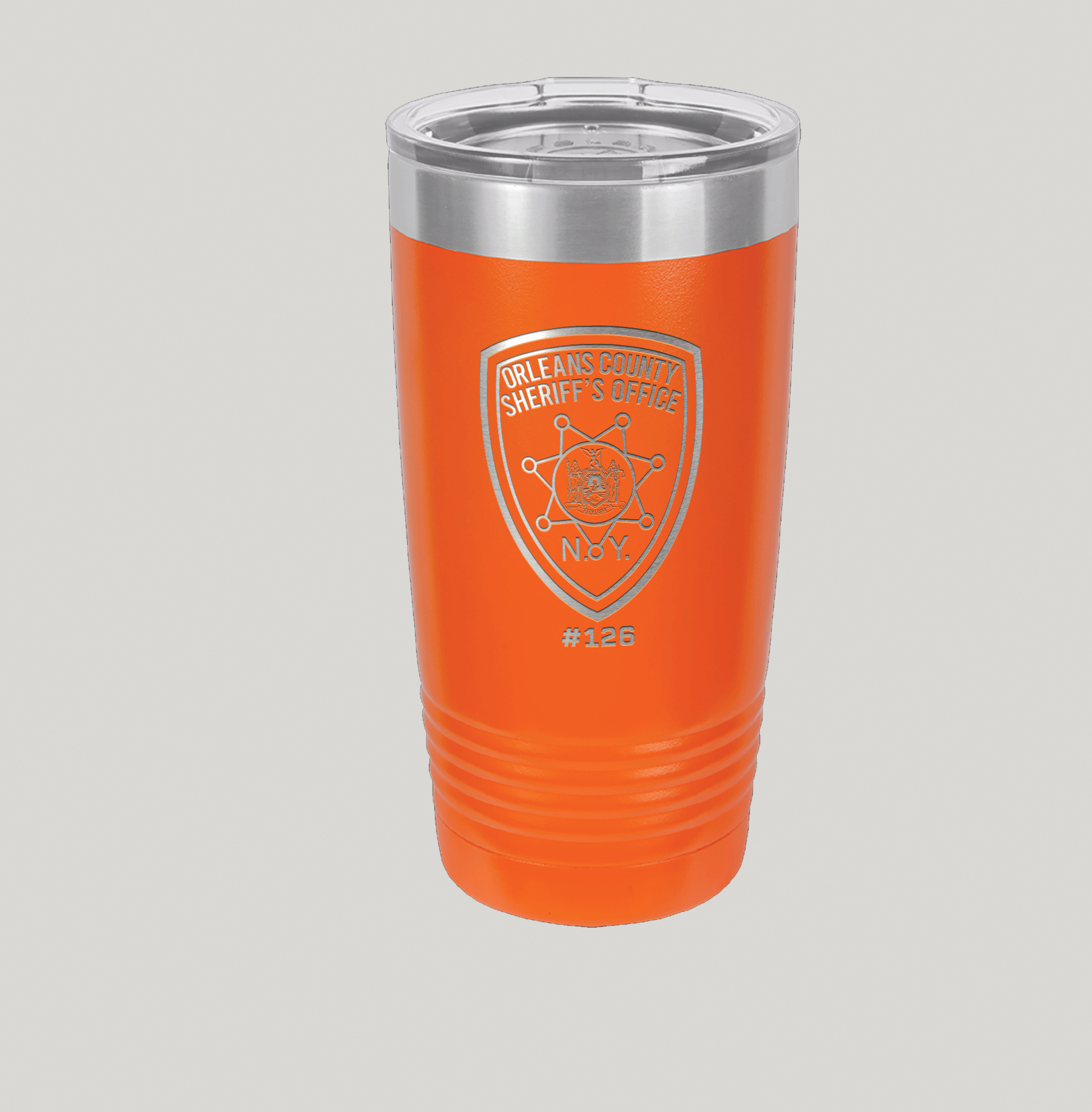 Orleans County Sheriff's Polar Camel 20 oz Rambler Tumbler - Image 11