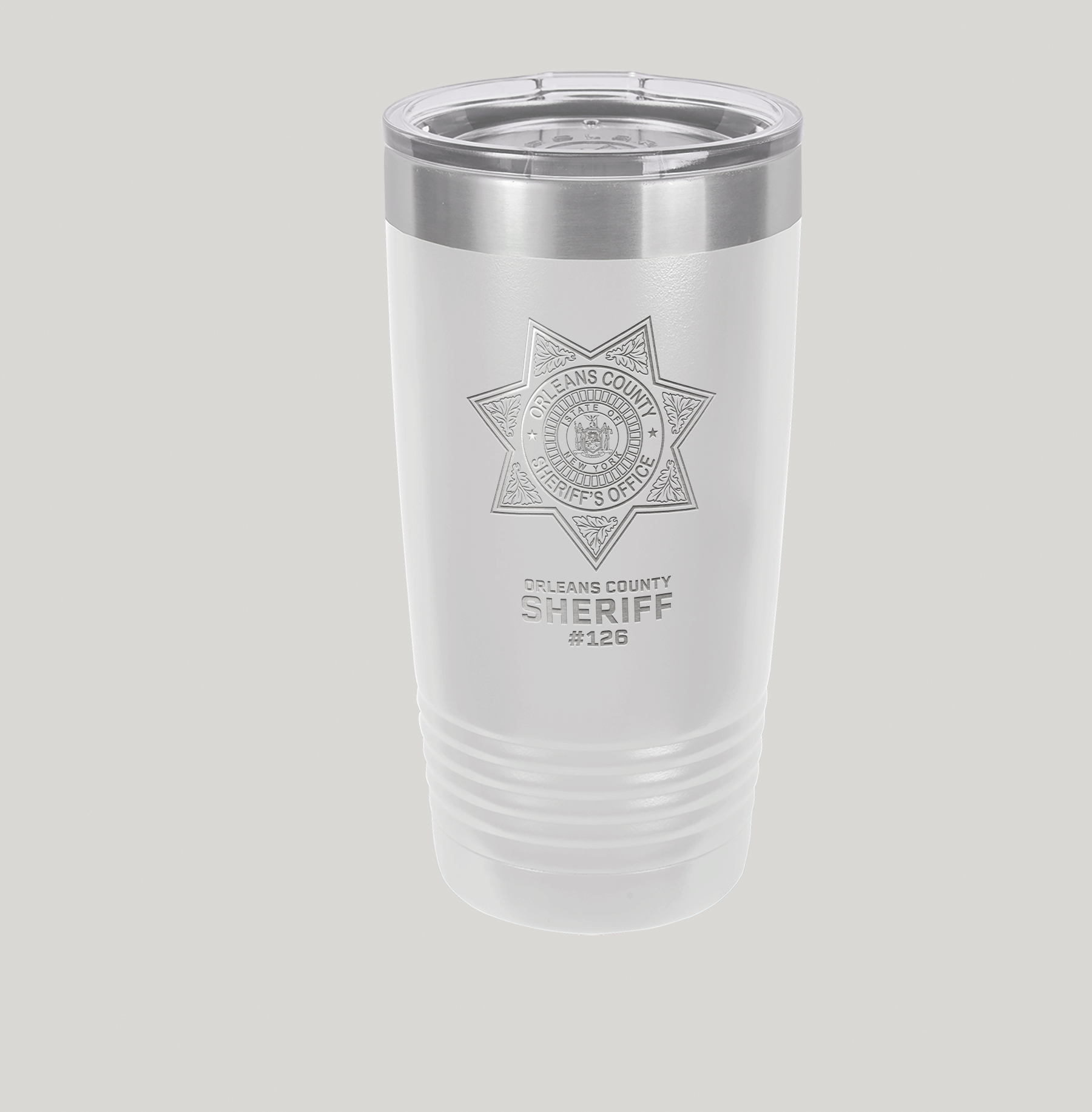 Orleans County Sheriff's Polar Camel 20 oz Rambler Tumbler - Image 2