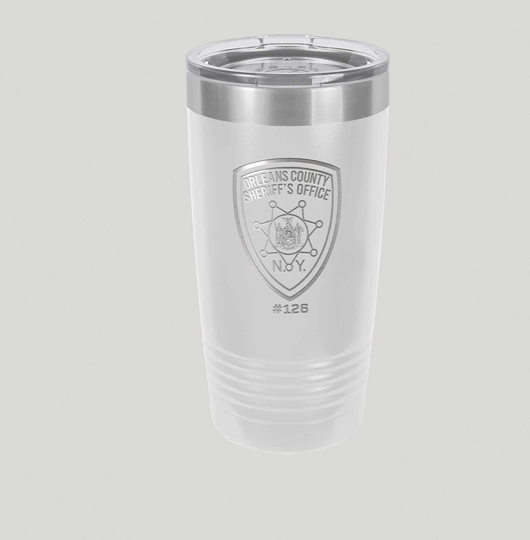 Orleans County Sheriff's Polar Camel 20 oz Rambler Tumbler - Image 12