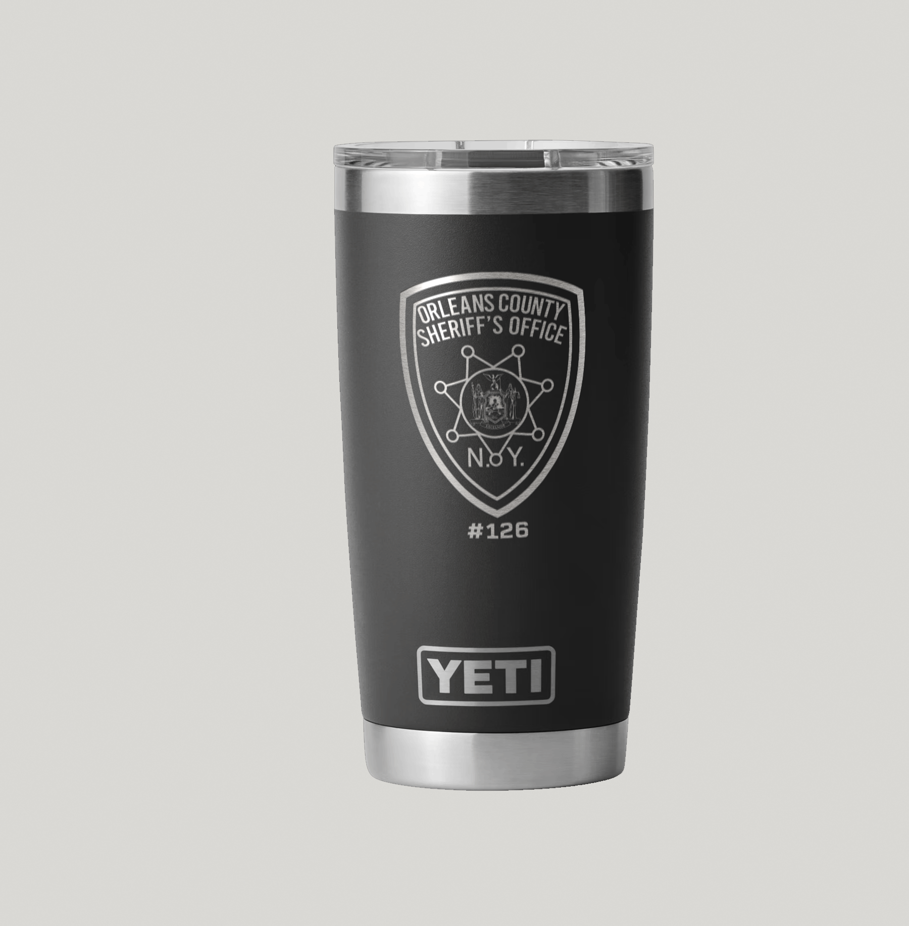 Orleans County Sheriff's Yeti 20 oz Rambler Tumbler - Image 6