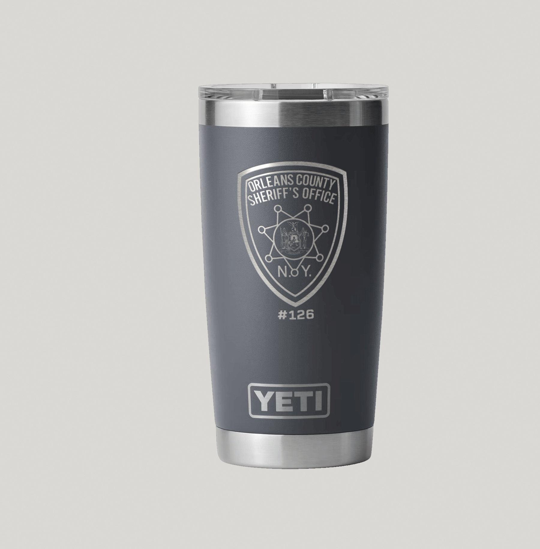 Orleans County Sheriff's Yeti 20 oz Rambler Tumbler - Image 7