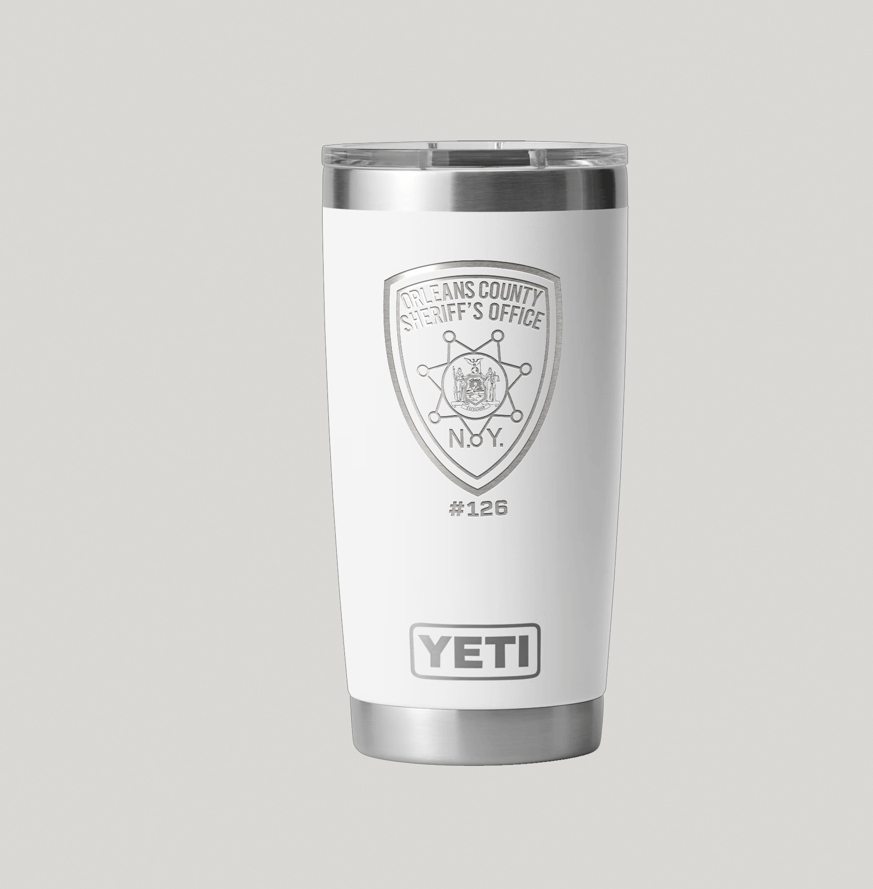 Orleans County Sheriff's Yeti 20 oz Rambler Tumbler - Image 5