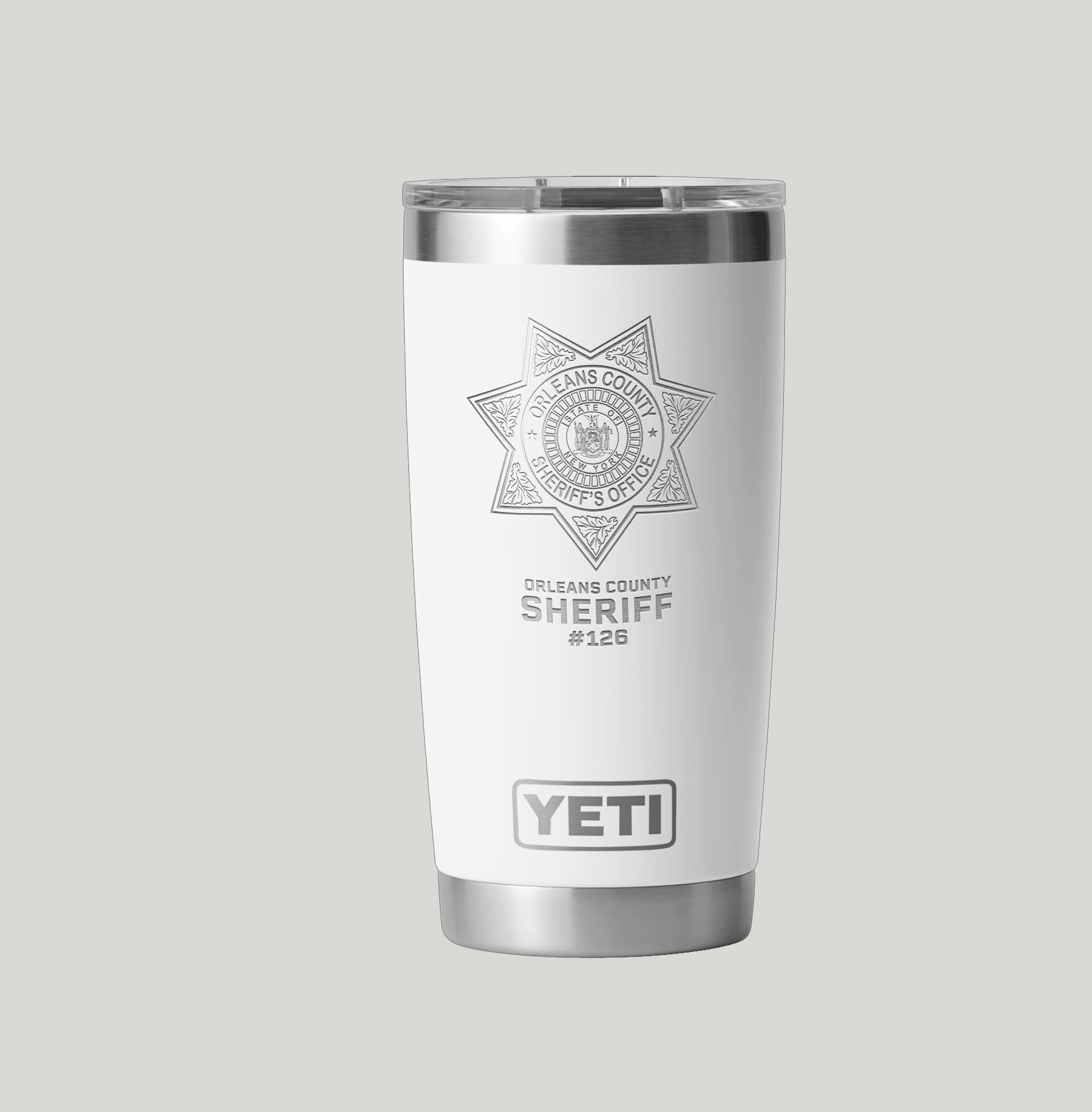 Orleans County Sheriff's Yeti 20 oz Rambler Tumbler - Image 3