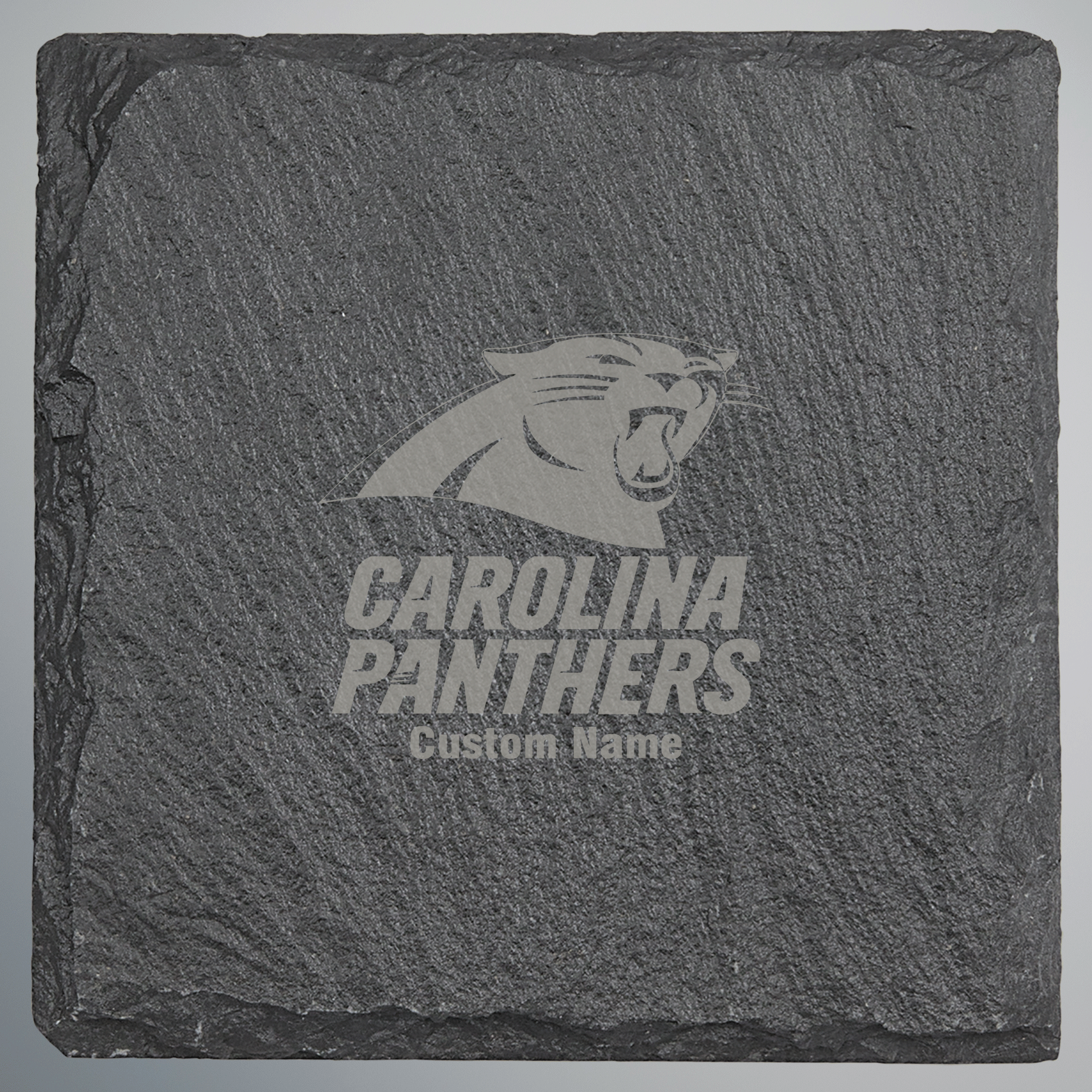 Carolina Panthers Square Slate Coaster - Set of 4