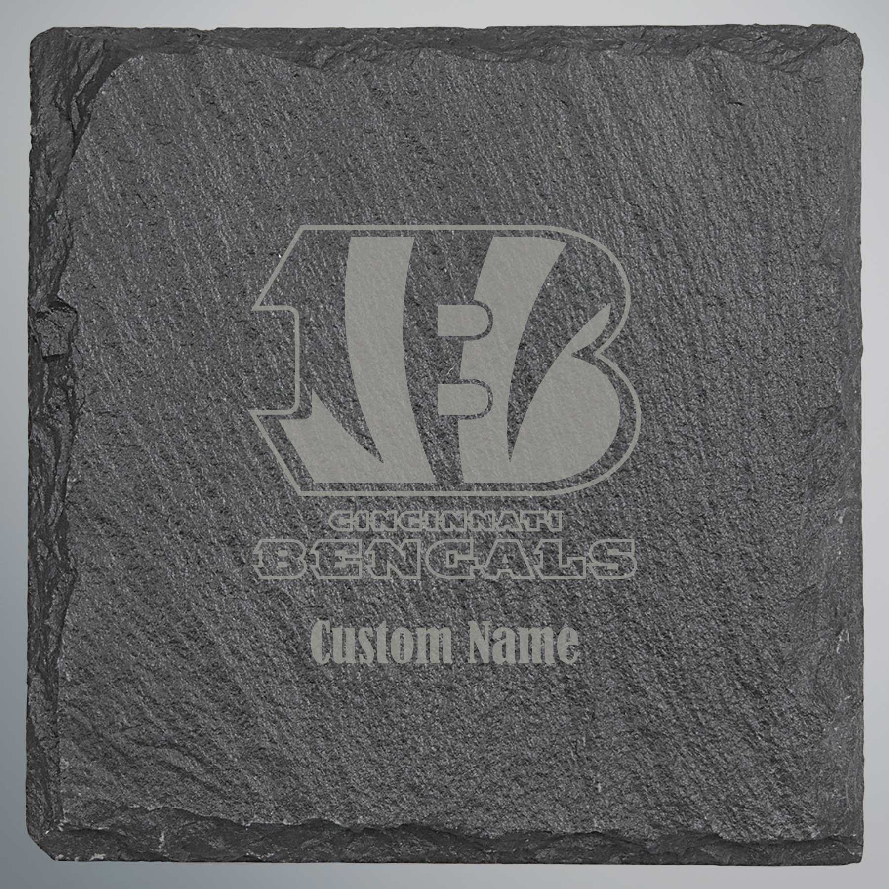 Cincinnati Bengals Square Slate Coaster - Set of 4
