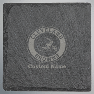 Cleveland Browns Square Slate Coaster - Set of 4