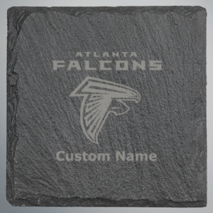 Atlanta Falcons Square Slate Coaster - Set of 4