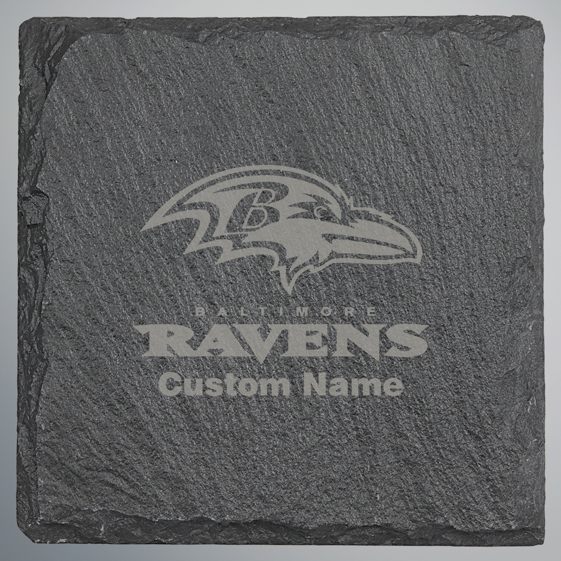 Baltimore Ravens Square Slate Coaster - Set of 4