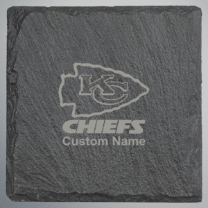 Kansas City Chiefs Square Slate Coaster - Set of 4