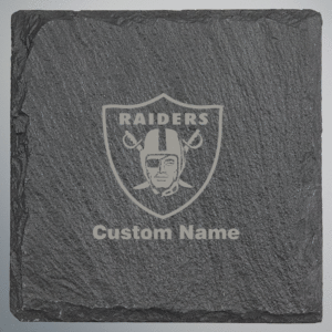 Las Vegas Raiders Square Slate Coaster - Set of 4