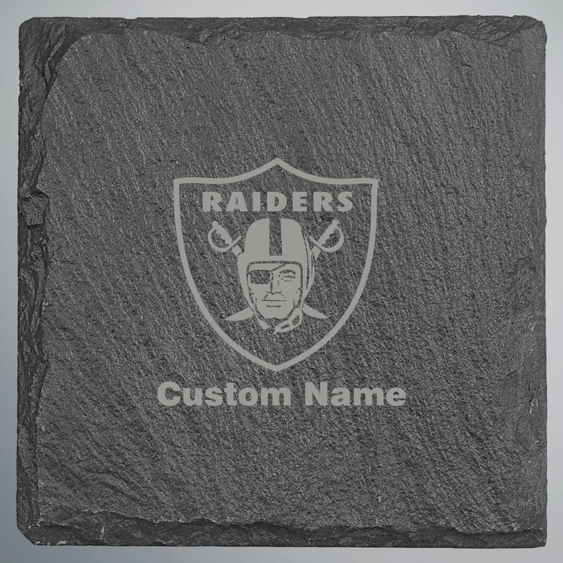 Las Vegas Raiders Square Slate Coaster - Set of 4
