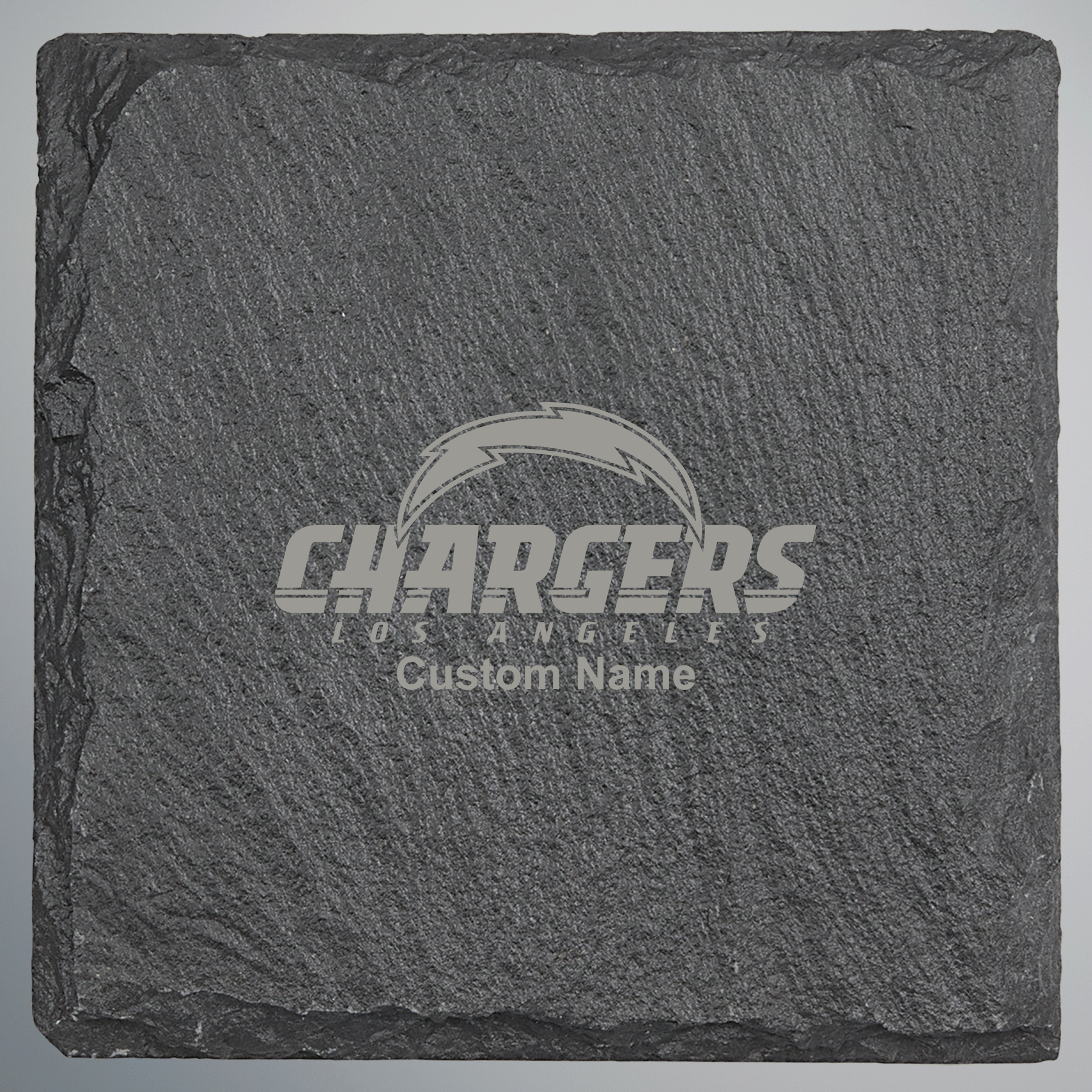 Los Angeles Chargers Square Slate Coaster - Set of 4