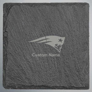 New England Patriots Square Slate Coaster - Set of 4