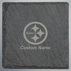 Pittsburgh Steelers Square Slate Coaster - Set of 4