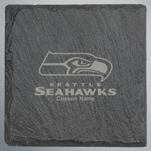 Seattle Seahawks Square Slate Coaster - Set of 4