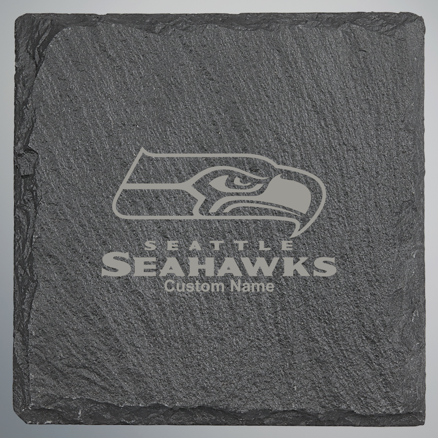 Seattle Seahawks Square Slate Coaster - Set of 4