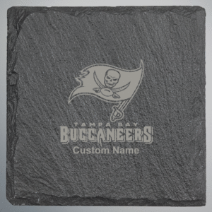 Tampa Bay Buccaneers Square Slate Coaster - Set of 4