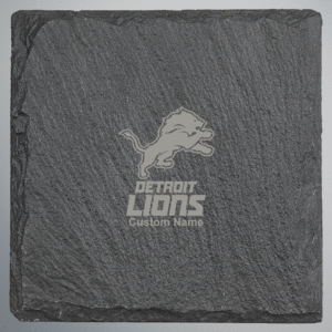 Detroit Lions Square Slate Coaster - Set of 4