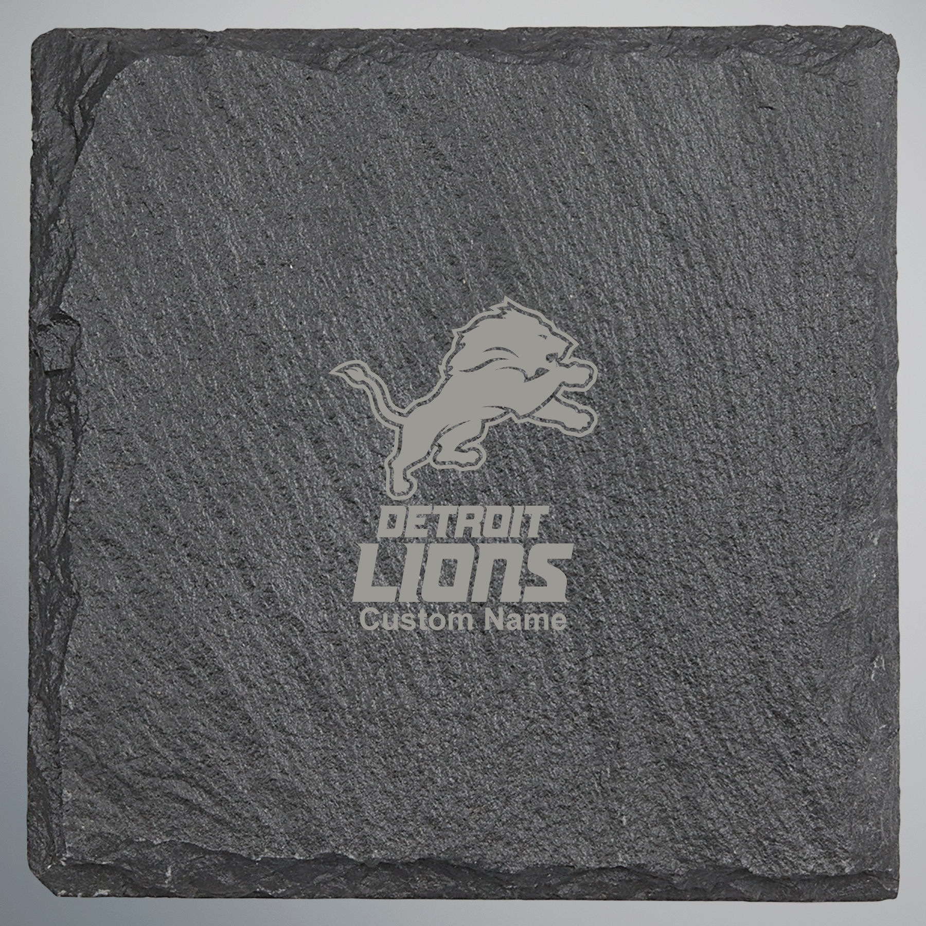 Detroit Lions Square Slate Coaster - Set of 4