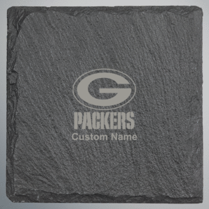 Green Bay Packers Square Slate Coaster - Set of 4