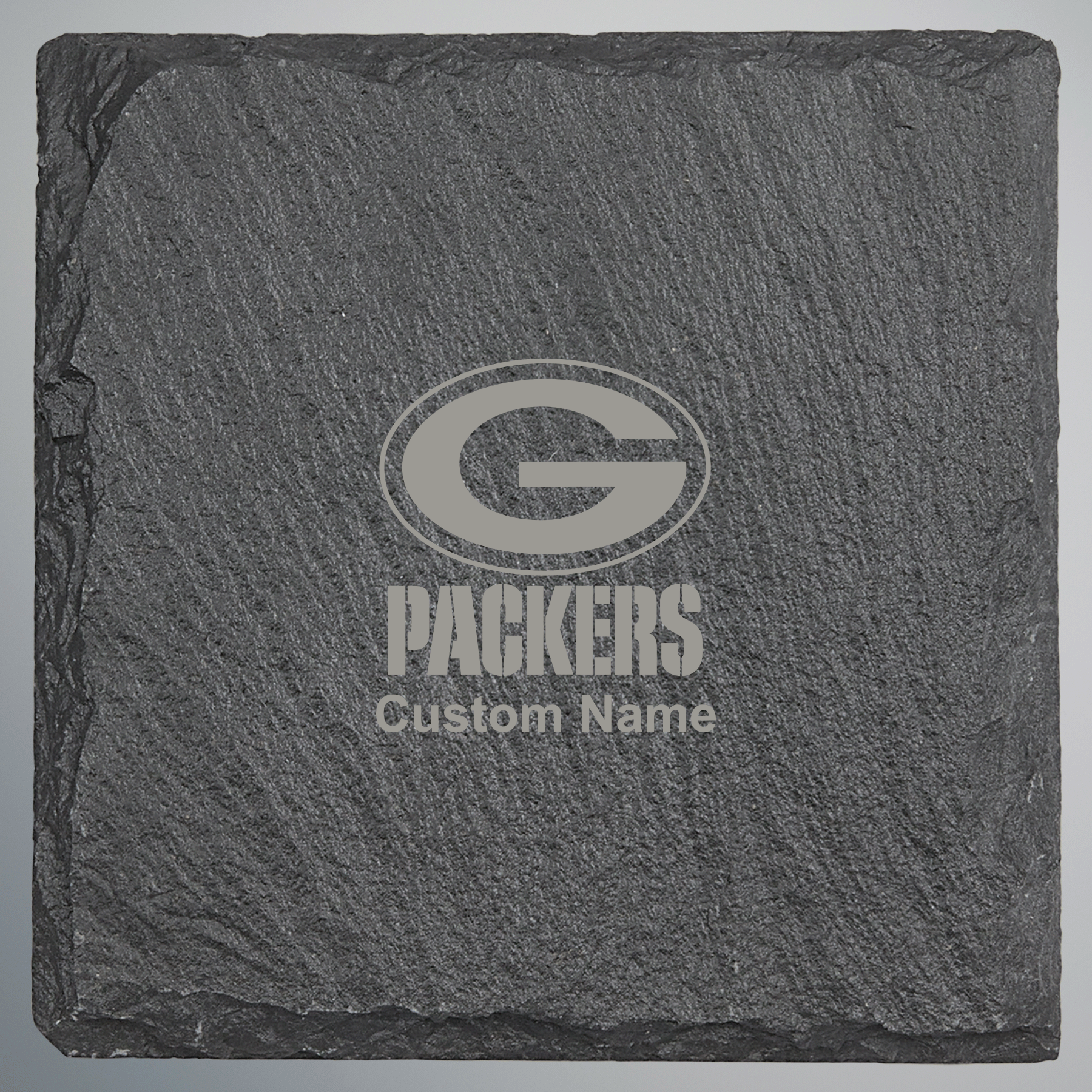 Green Bay Packers Square Slate Coaster - Set of 4