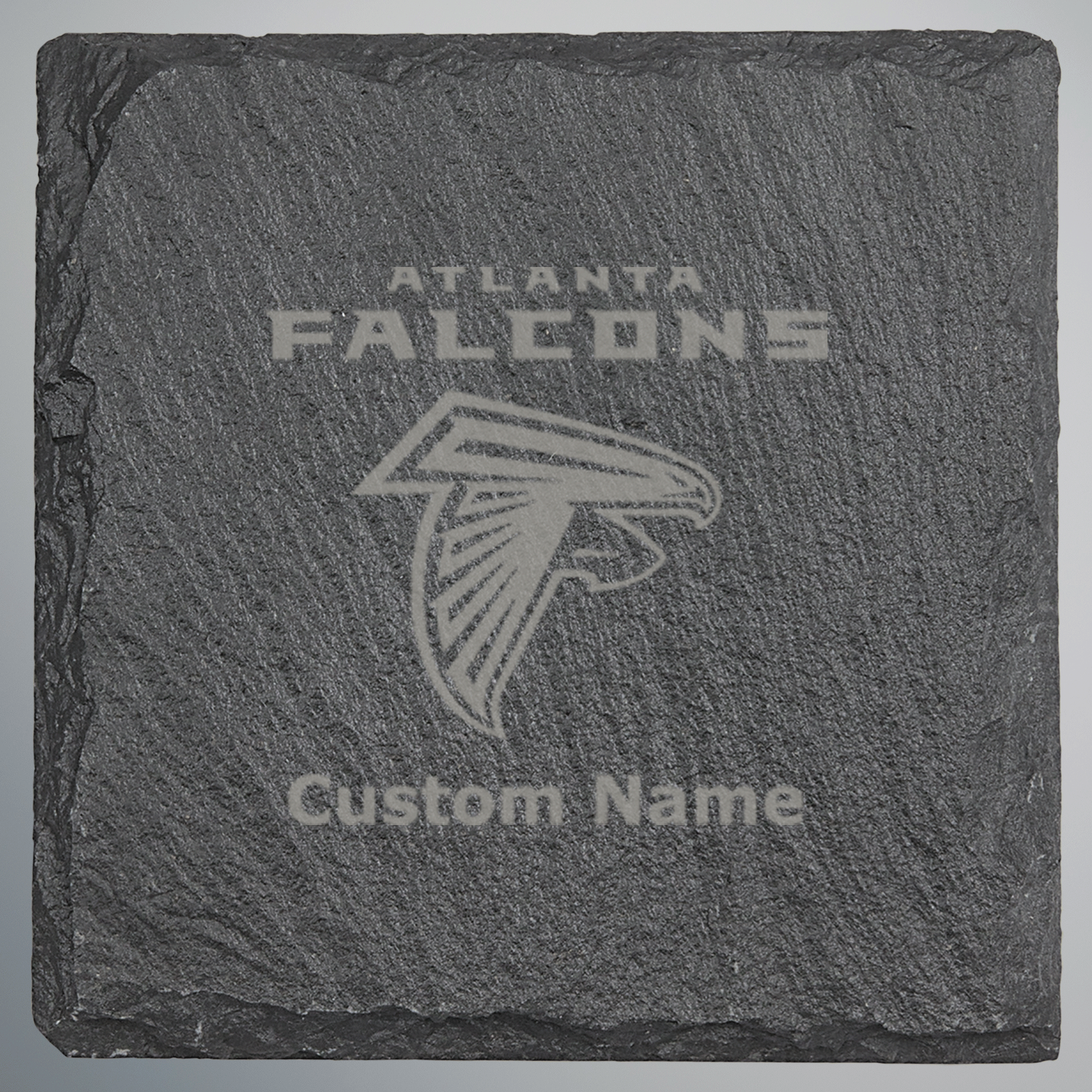 Atlanta Falcons Square Slate Coaster - Set of 4
