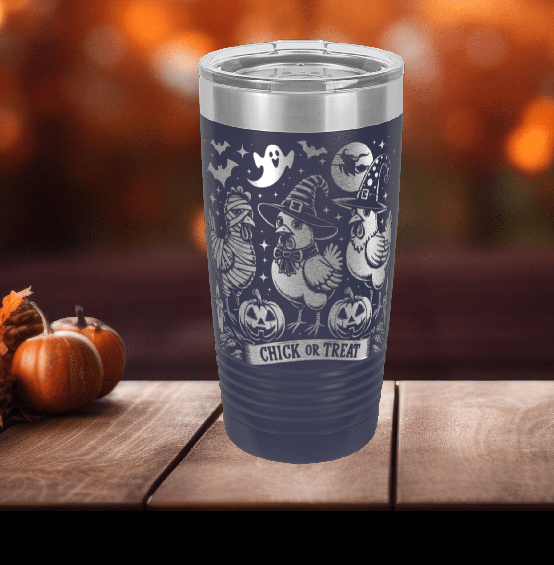 Chick or Treat Polar Camel 20 oz Tumbler - Image 5