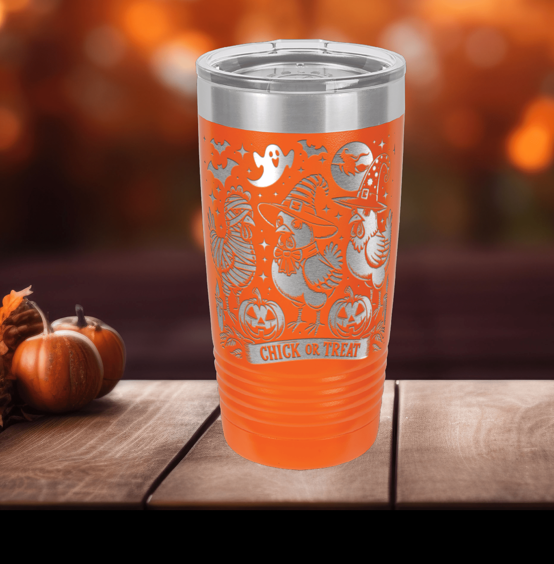 Chick or Treat Polar Camel 20 oz Tumbler - Image 6