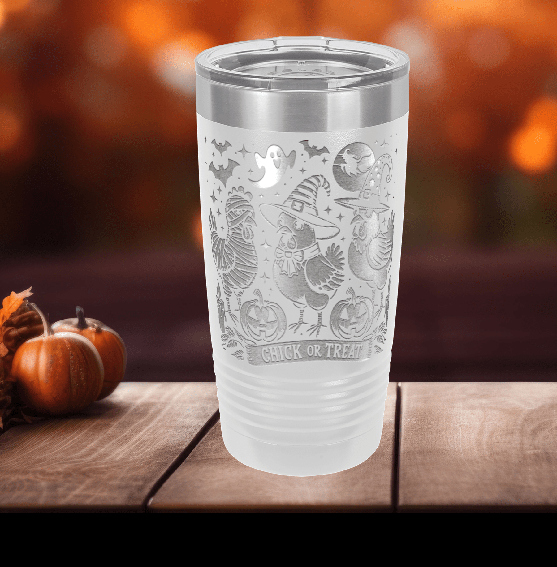 Chick or Treat Polar Camel 20 oz Tumbler - Image 2