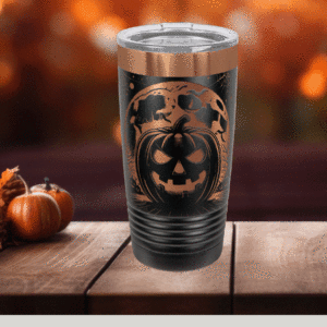 Spooky Pumpkin Carving Halloween Polar Camel 20 oz Tumbler